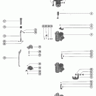 1150 3525441 THRU 4855152 Carburetor linkage and choke solenoid