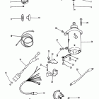 35 (2 CYL.) 209608 AND UP Starter motor, rectifier and wiring harness (elect...