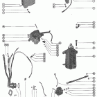500 2097445 THRU 2305100 Starter motor, starter solenoid, rectifier & wirin...
