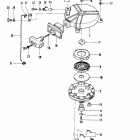 4/5 (1 CYL. PRODUCT OF JAPAN) 0A809601 THRU 0A855096 Ручной стартер