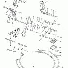 35 (2 CYL.) 209608 AND UP Trim cylinders and hydraulic hoses