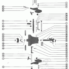 1000 1768404 THRU 2318585 Зажим и поворотный кронштейн в сборе
