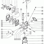110 3263263 THRU 3795657 Карбюратор в сборе (серийный # 3482753 и выше)