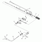 18 5837437 THRU 6416712 Steering handle assembly (manual)