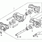 TRX500FPA Масляный насос