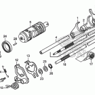 TRX500FE Вилка переключения передач