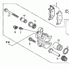 TRX500FPM Передний тормозной суппорт