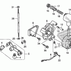 TRX500FA Рычаг переключения