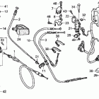 TRX500FPM Рычаги ,переключатели ,троса