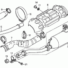 TRX500FPM Глушитель