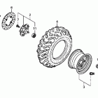 TRX500FPM Переднее колесо