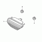 TRX250X Фонарь задний