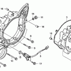 TRX500FPA Крышка картера задняя