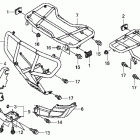TRX500FPA Багажник
