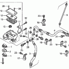 TRX500FPA Главный тормозной цилиндр - передний