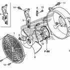 TRX500FE Вентилятор охлаждения