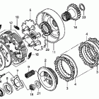 TRX500FPM Сцепление