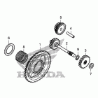 TRX500FA Пусковой механизм