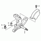 TRX250X Кулак поворотный