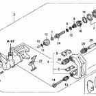 TRX680FA Задний суппорт тормозной