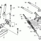 TRX500FA Распределительный вал и клапана