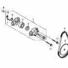 TRX250X Масляный насос