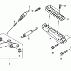 TRX680FA Подножки-педали