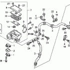TRX680FA Главный тормозной цилиндр - передний