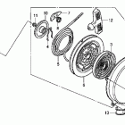 TRX500FPM Ручной стартер