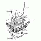 TRX500FE Цилиндр