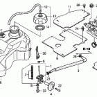 TRX500FPM Топливный бак