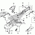 TRX500FA Облицовка кузова