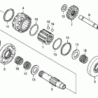 TRX680FA Задняя передача