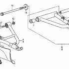 TRX500FPM Передний рычаг