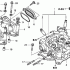 TRX500FPA Головка цилиндра