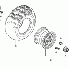 TRX680FA Заднее колесо