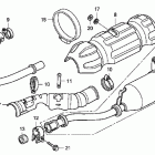TRX500FPA Глушитель