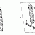 TRX500FPM Задний амортизатор