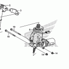 TRX500FPM Steering shaft (power    steering)                ...