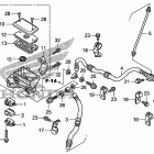 TRX500FA Главный тормозной цилиндр -передний