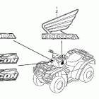 TRX500FPA Наклейки