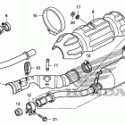 TRX500FA Глушитель