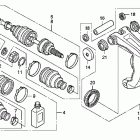 TRX680FA Привод колес , задний