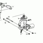 TRX500FPM Steering shaft (power steering) (trx500fpm / fpe)