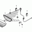 TRX500FA Фонарь задний