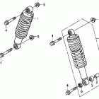 TRX500FPM Передние аммортизаторы