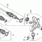 TRX500FPM Кулак поворотный