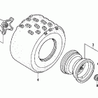 TRX250X Заднее колесо