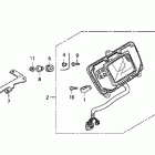 TRX500FPA Спидометр