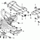 TRX500FE Багажник